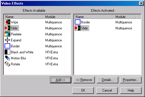 Video Effects Manager Image